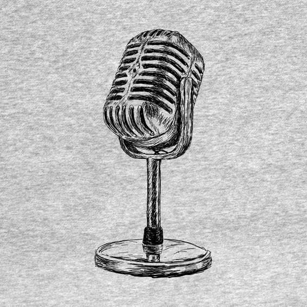 Vintage Microphone Image by rachelsfinelines